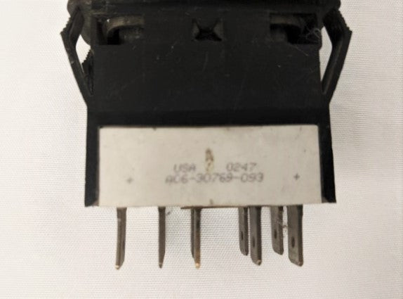 Damaged Freightliner Engine Fan Rocker Switch - P/N: A06-30769-093 (8247073145148)