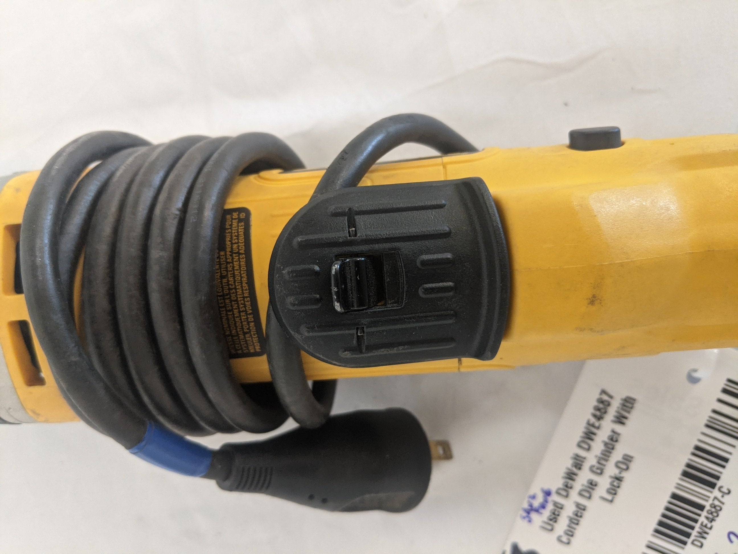 Used DeWalt DWE4887 Corded Die Grinder With Lock-On - DWE4887N (8261977342268)