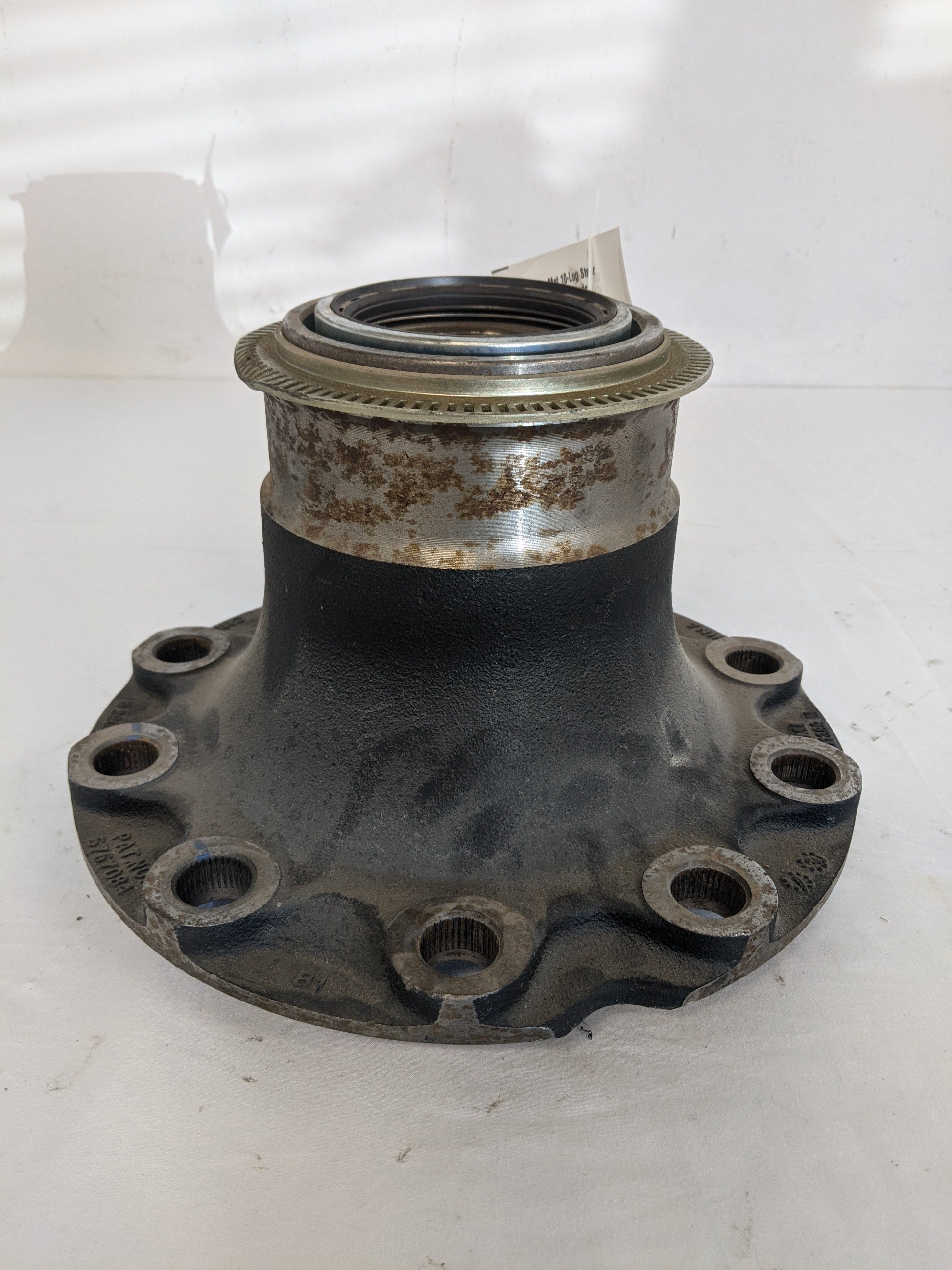 Used ConMet 10-Lug Steer Axle Hub w/o Studs - P/N: 10001389 (8264183316796)