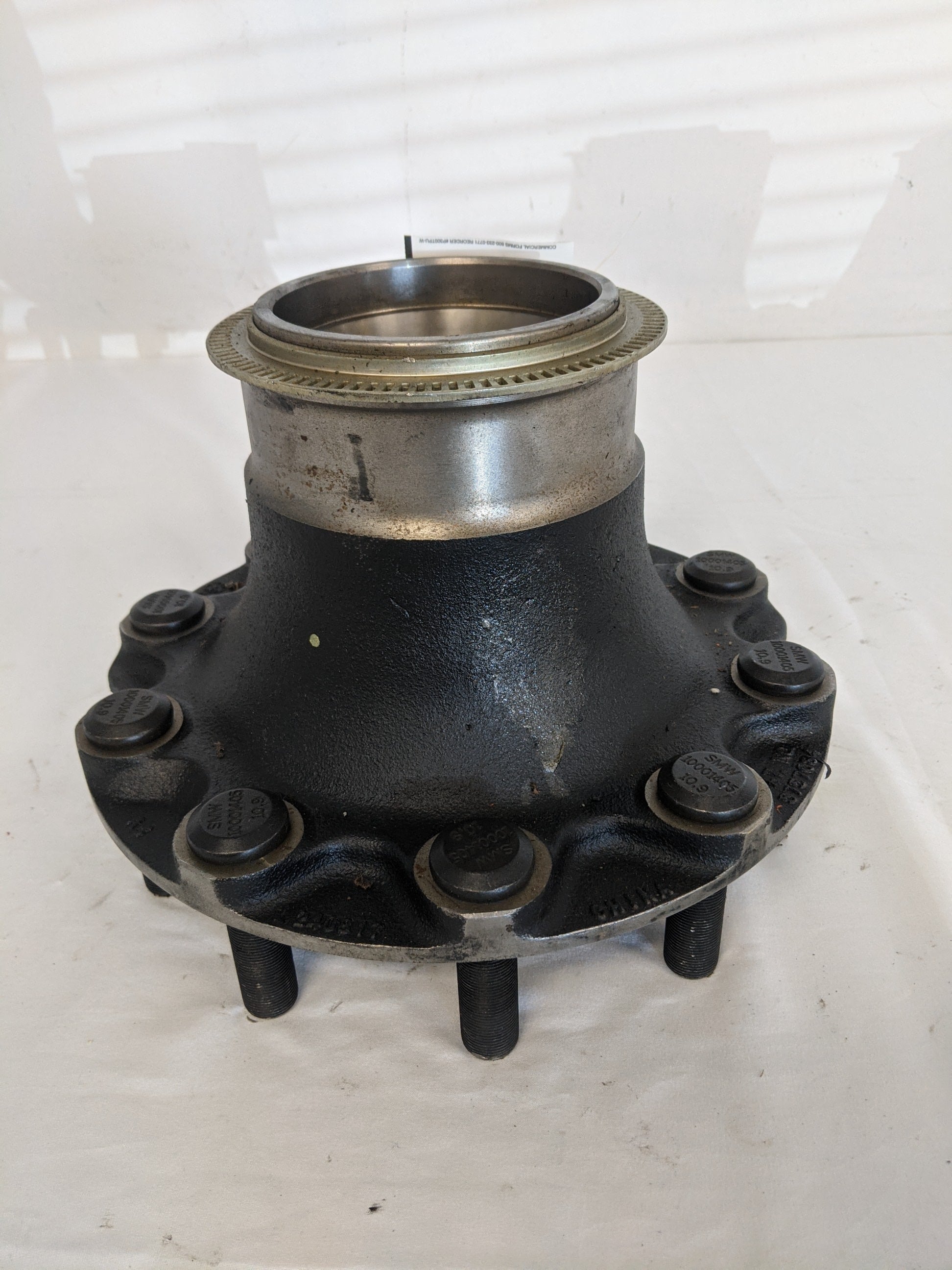 *Missing Stud* ConMet 10-Lug Front Wheel Axle Hub w/ 3.46" Studs- P/N: 10033018 (8264164901180)