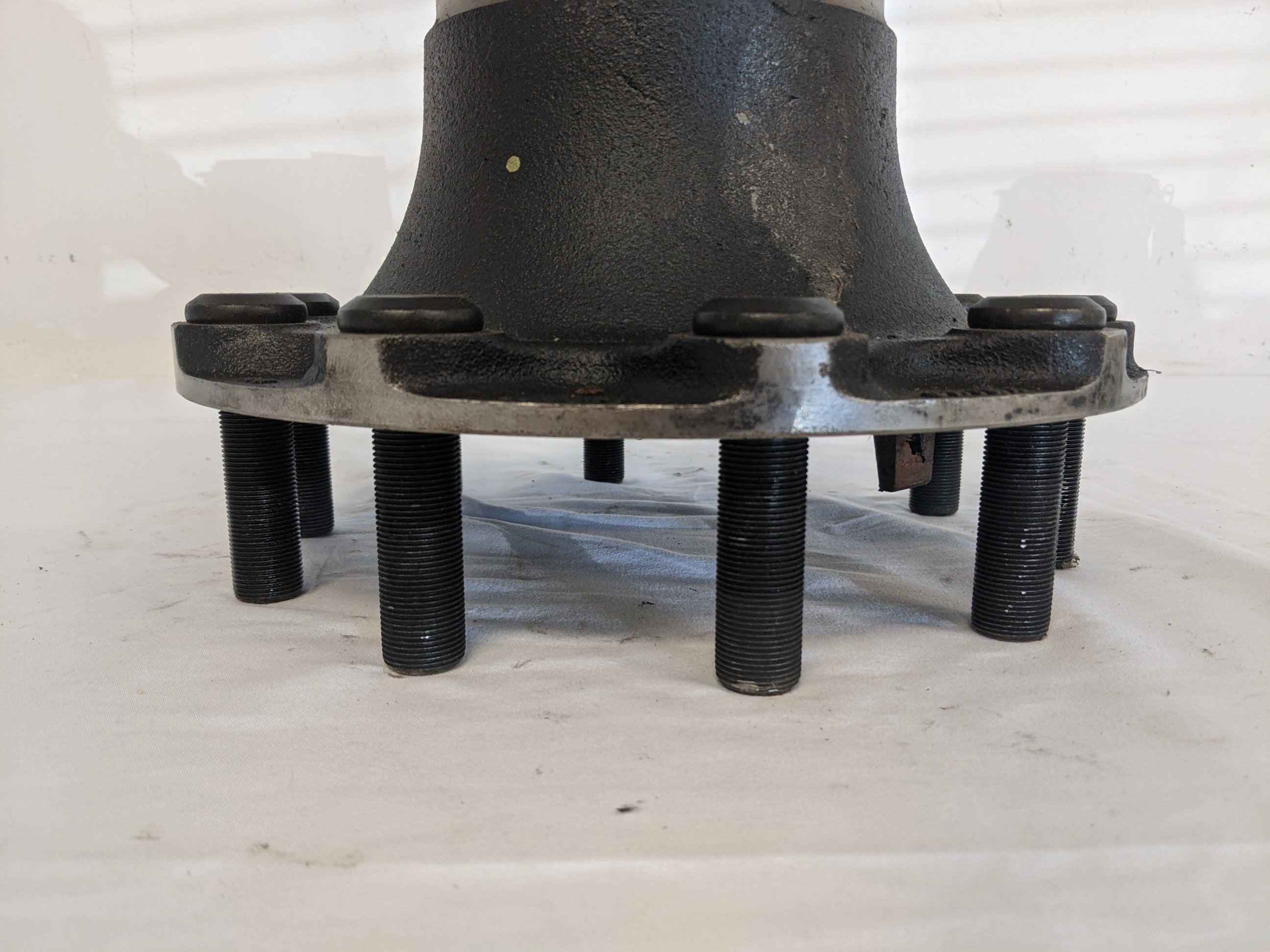 *Missing Stud* ConMet 10-Lug Front Wheel Axle Hub w/ 3.46" Studs- P/N: 10033018 (8264164901180)