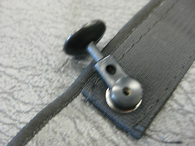 Freightliner Coronado Black Vinyl Left Hand Sleeper Curtain W18-00167-008 (4023537008726)